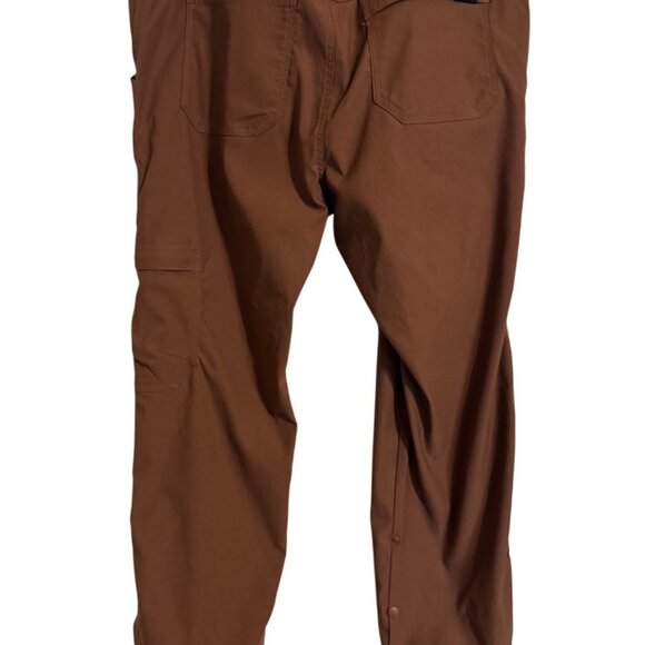Prana Stretch Zion Slim Pant II Size 38/30 Men’s Sepia Tapered Leg $95 Stretch H - Picture 4 of 12